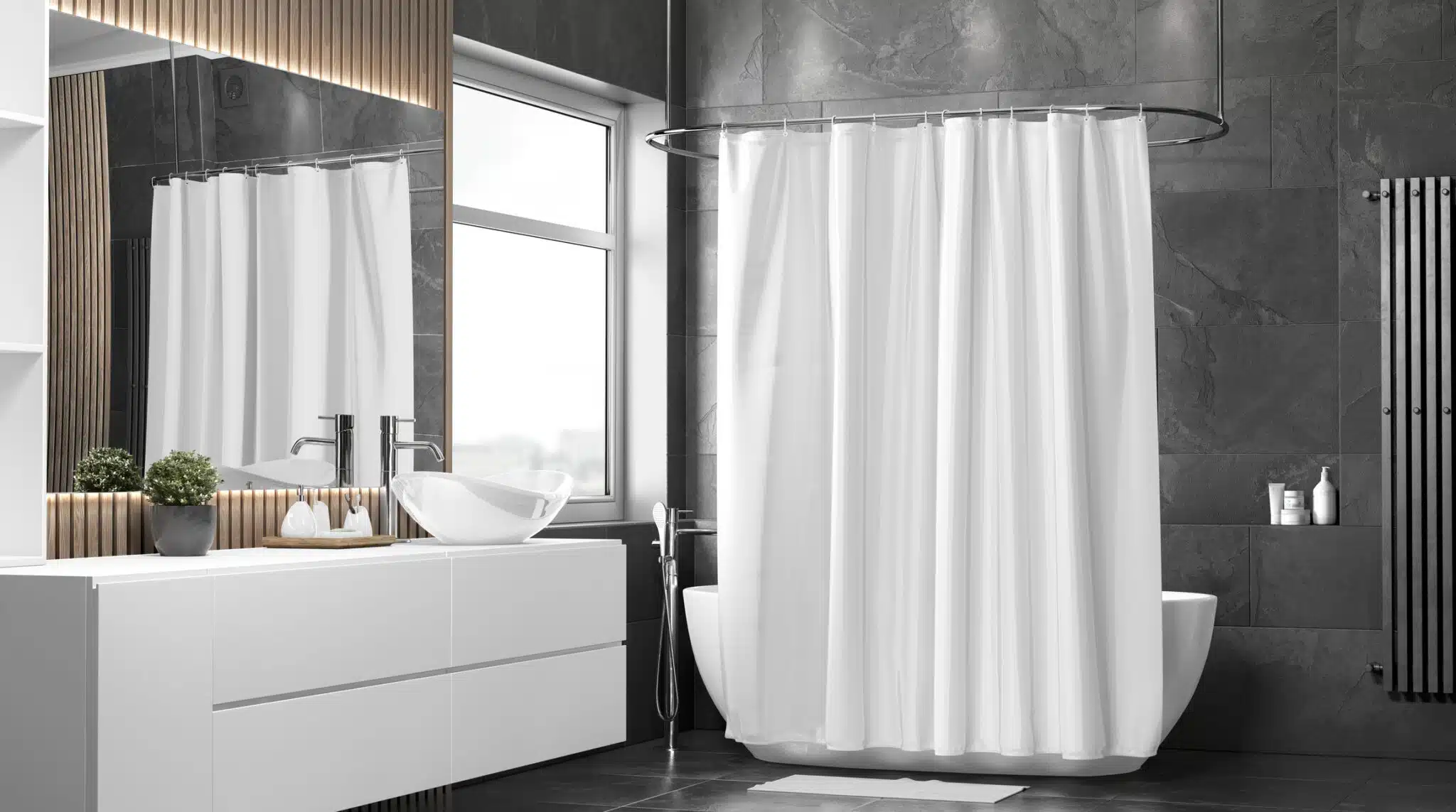 Métodos caseros para limpiar cortinas de baño