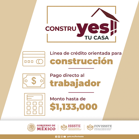 Crédito ConstruYES FOVISSSTE