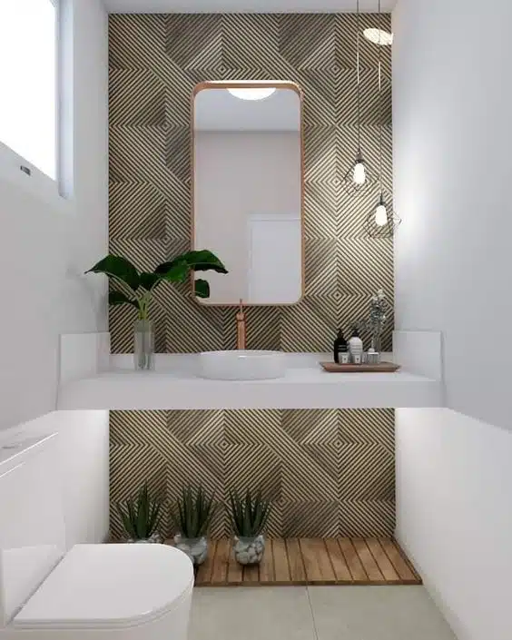 ¿Cómo decorar un baño pequeño elegante?